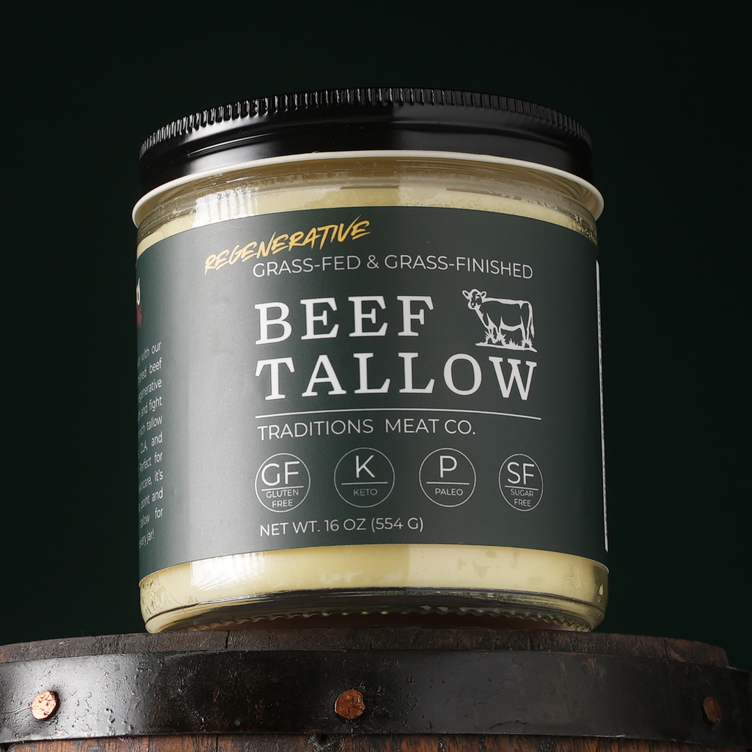 Regenerative Grass-Fed & Finished Beef Tallow
